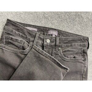 NYDJ Jeans Womens 2P Black Marilyn Straight Lift Tuck Stretch Mid Rise Denim